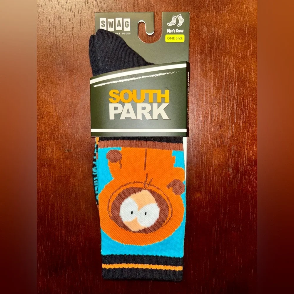 SOUTH PARK “KENNY” SWAG CREW SOCKS NWT MEN’S SHOE SIZE 8-13